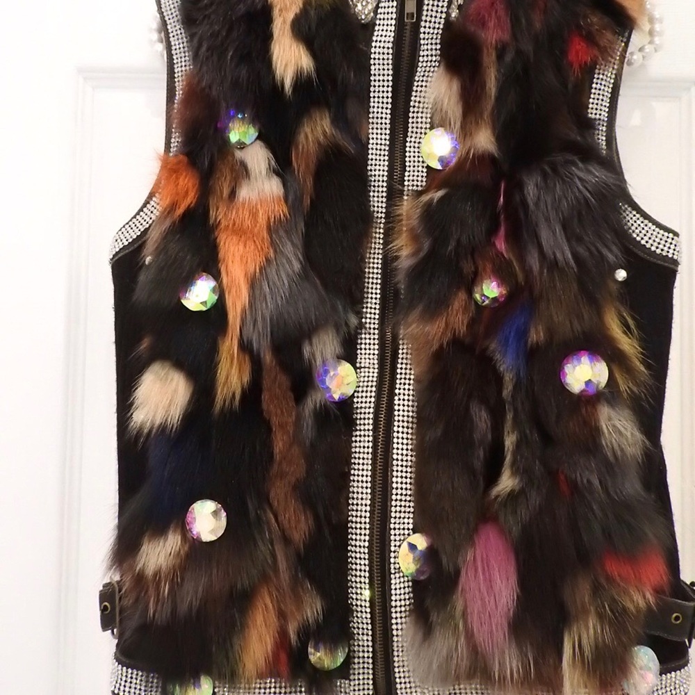 Fur handmade vest